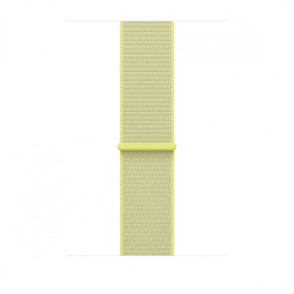 Opaska sportowa w kolorze neonowym żółtym do koperty 46 mm