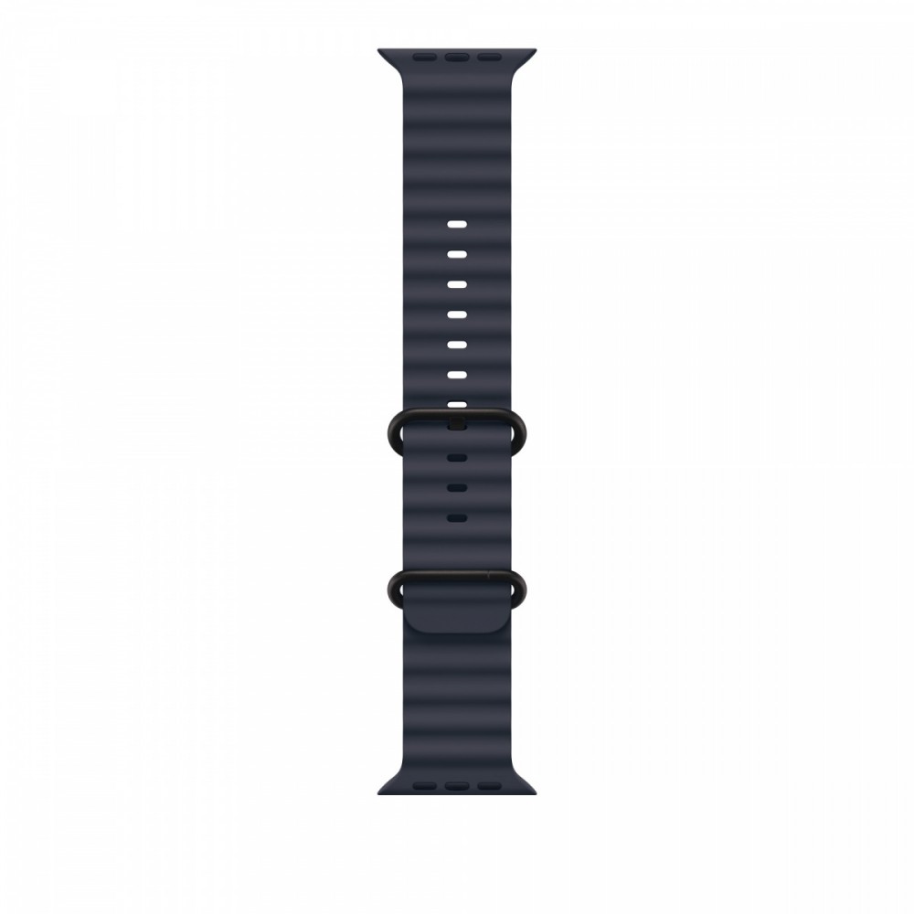 Pasek Ocean w kolorze granatu do koperty 49 mm  elementy z tytanu w kolorze czarnym