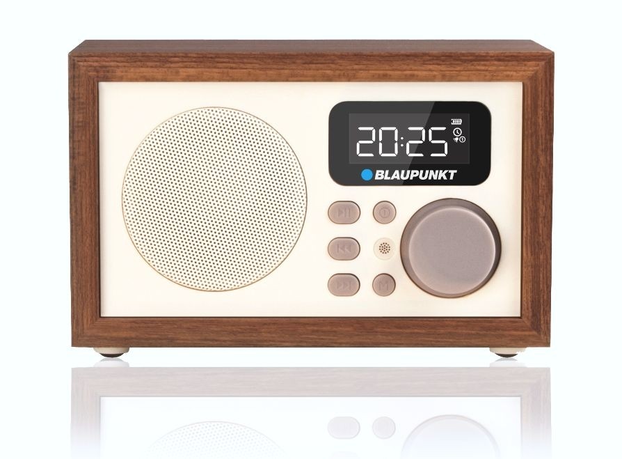 Zegar retro HR5BR FM USB Alarm 