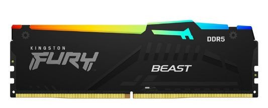 Pamięć DDR5 Fury Beast RGB 32GB(1*32GB)/6000 CL30 EXPO czarna
