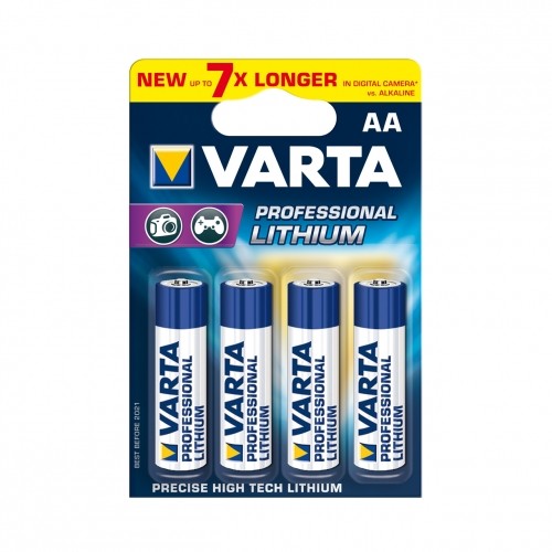 Baterie litowe R6 (AA) professional 4 sztuki