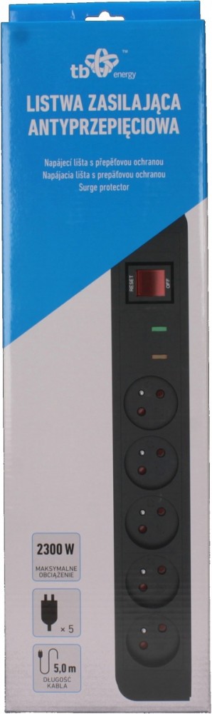 Energy Listwa Antyprzepięciowa x5,5m 