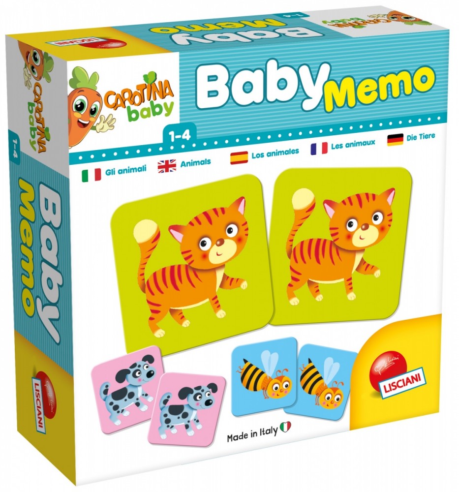 Gra Carotina Baby Memoria zwierzęta