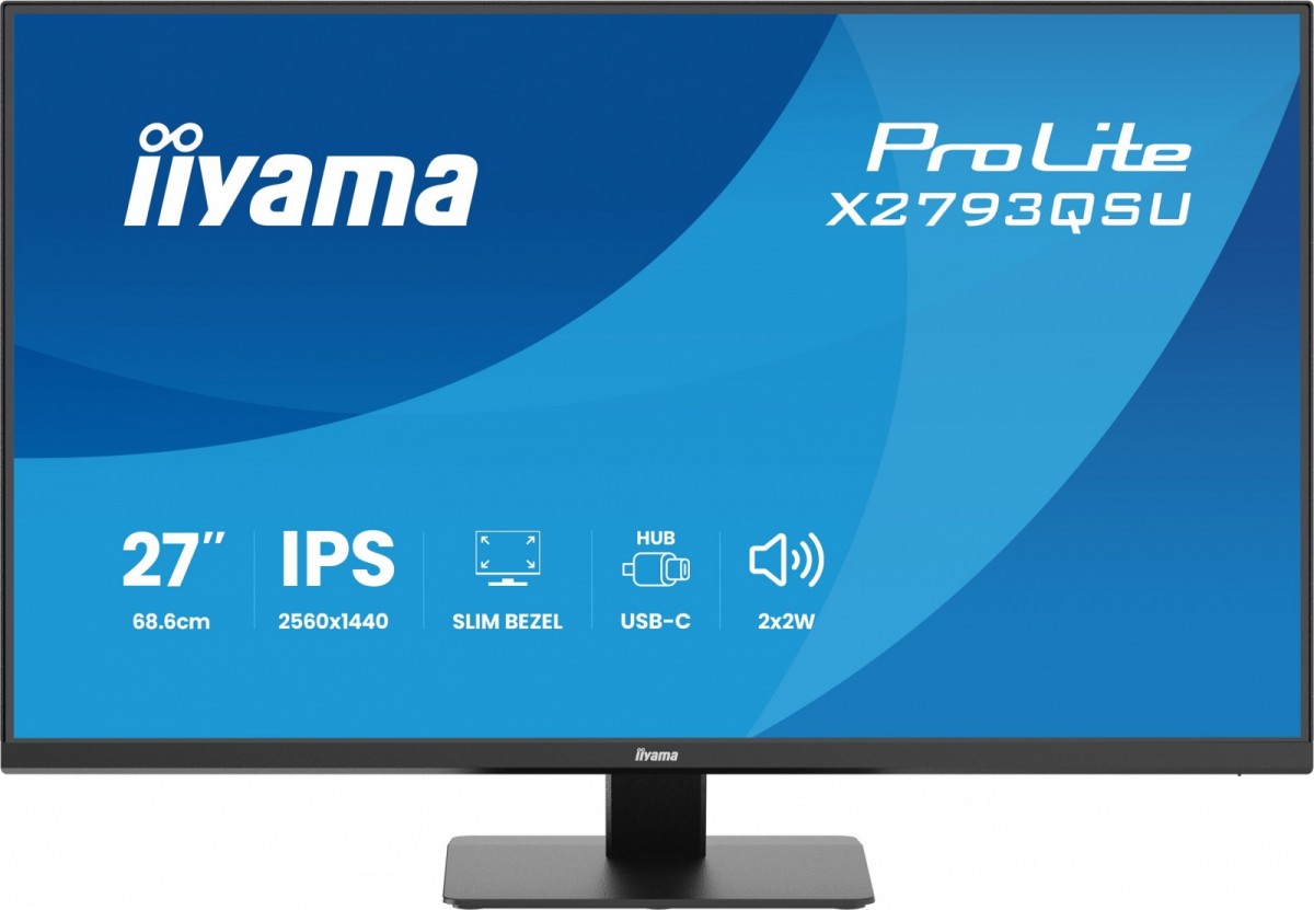 Monitor 27 cali X2793QSU-B1 IPS, QHD, HDMI, DP, 2xUSB 