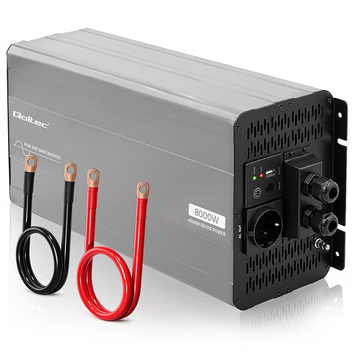 Przetwornica napięcia Pure Sine Wave | 12V na 230V | 4000/8000W 
