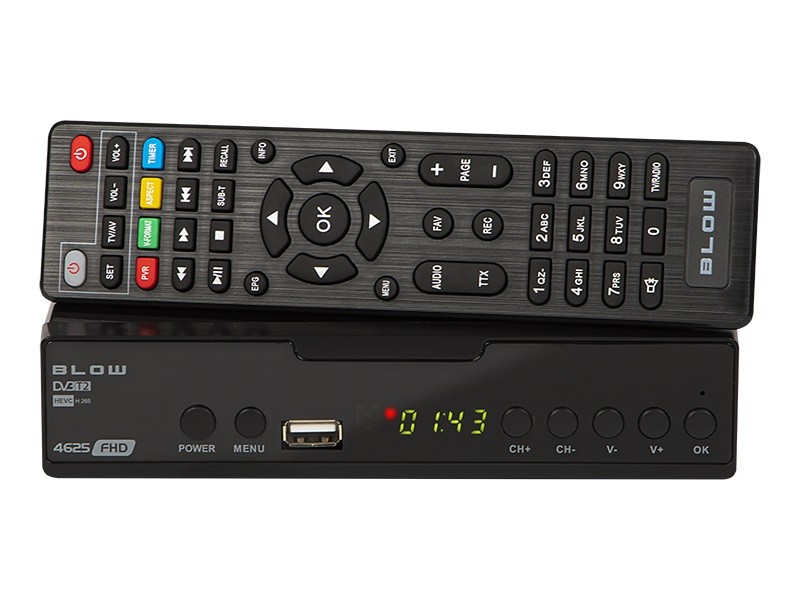 Tuner TV DVB-T2 4625FHD H.265 
