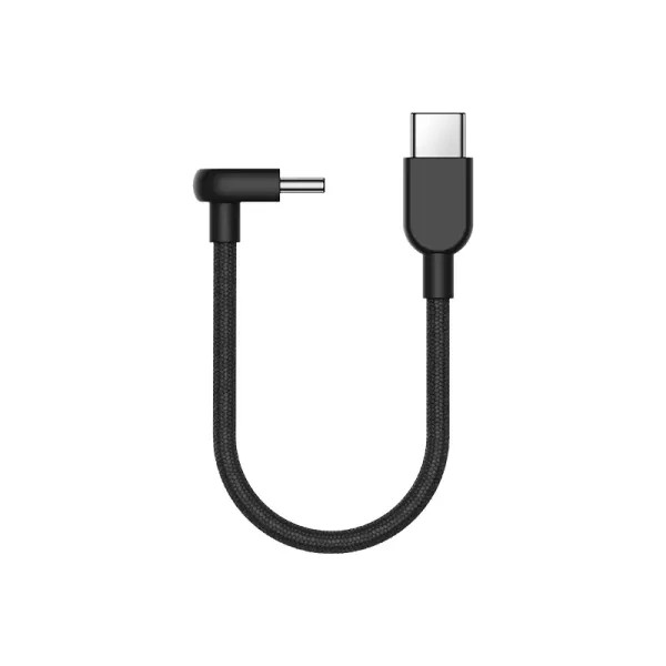Kabel pleciony USB-USB-C 10cm 3A