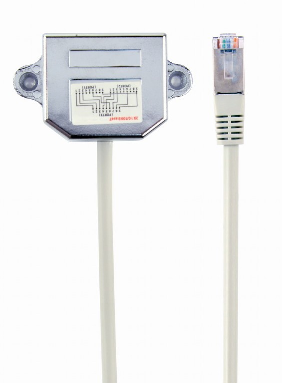 Adapter rozdzielacz LAN RJ-45/2XRJ-45 FTP 