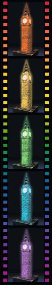 Puzzle 216 elementów 3D Big Ben Nocą