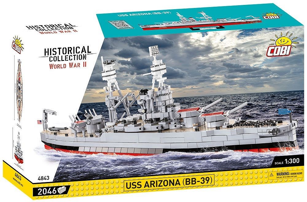 Klocki USS Arizona BB-39 2046 klocków