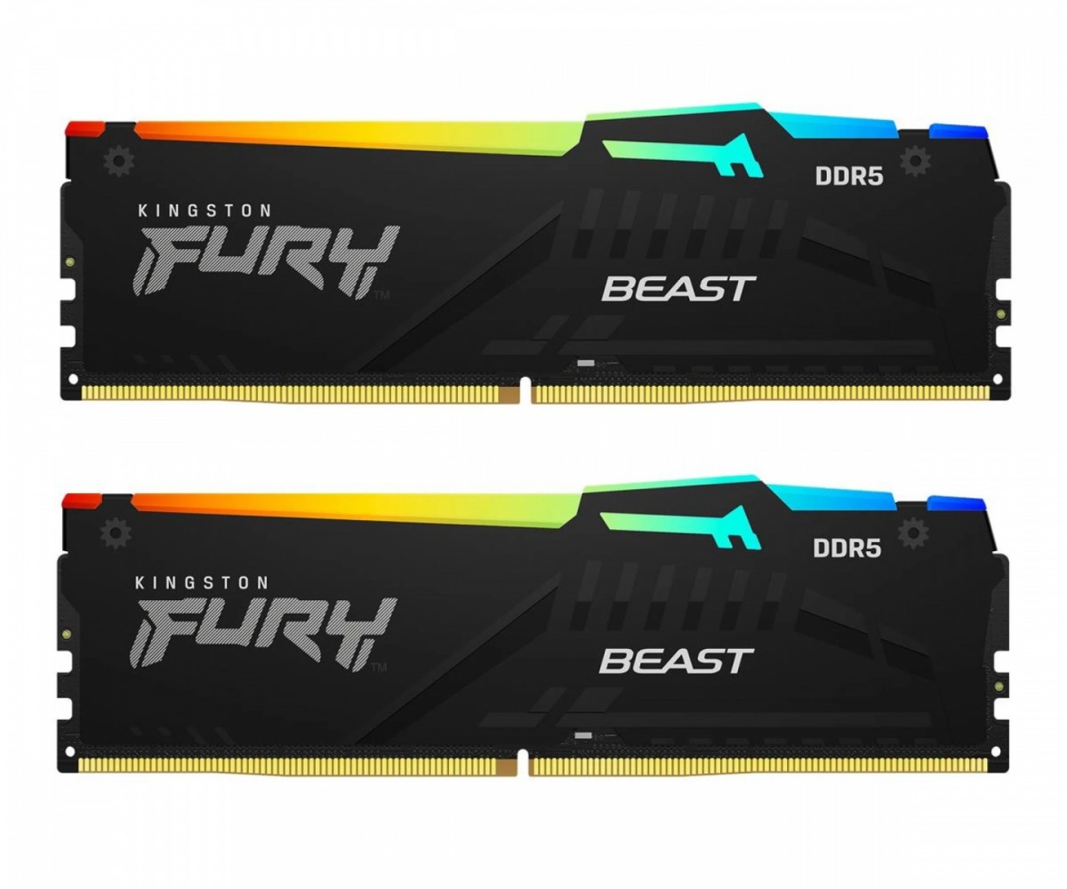 Pamięć DDR5 Fury Beast RGB 32GB(2*16GB)/6000 CL36 