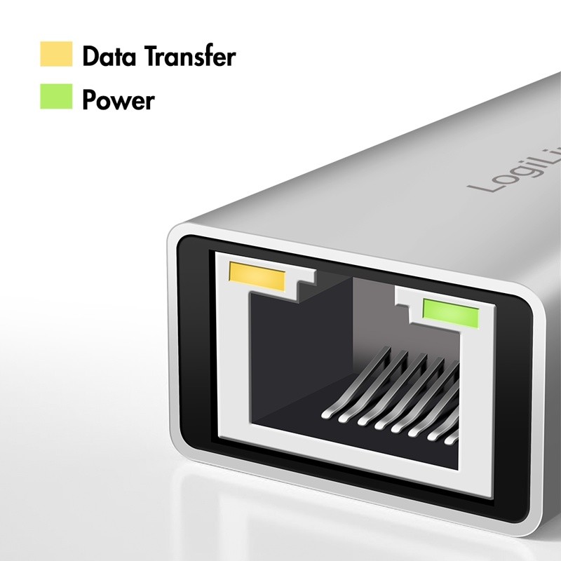 Adapter USB-A/-C do 2,5G Ethernet, szary 