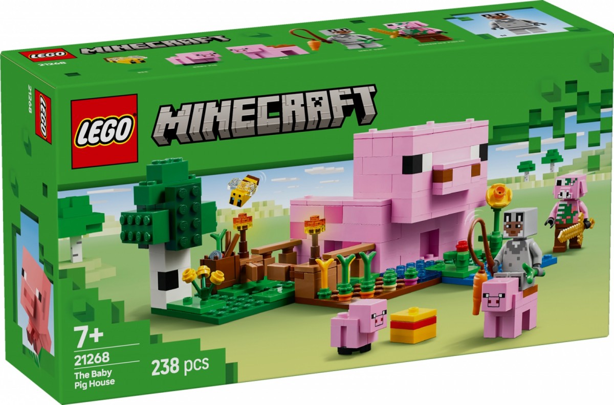 Klocki Minecraft 21268 Dom prosiaczka 