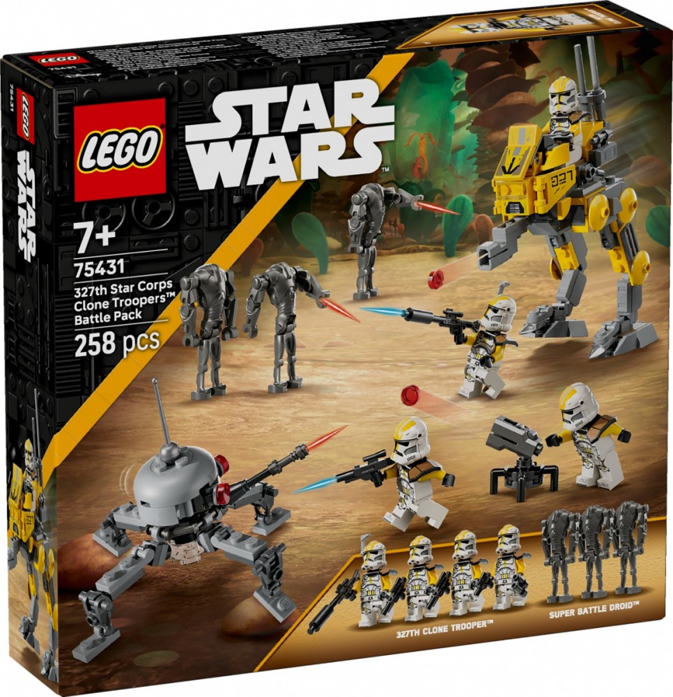 Klocki Star Wars 75431 Zestaw bitewny - żołnierze-klony z 327. korpusu galaktycznego 