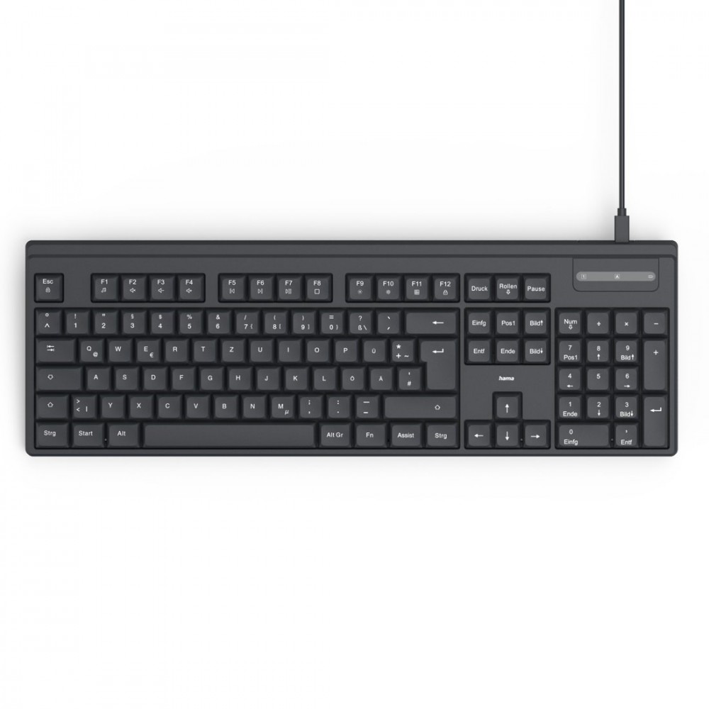 Klawiatura CK-100 przewodowa Czarna 