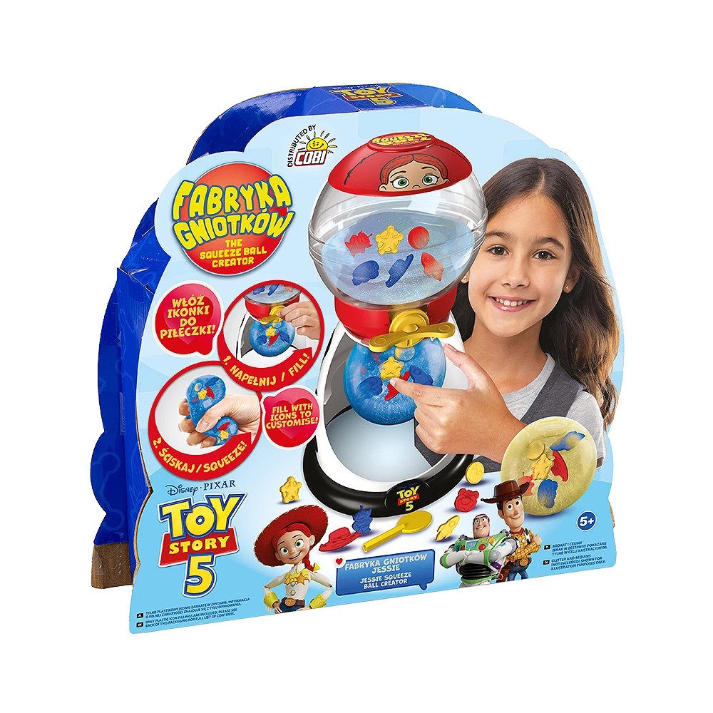 Zestaw Squeez Ball Fabryka gniotków Toy Story 5 
