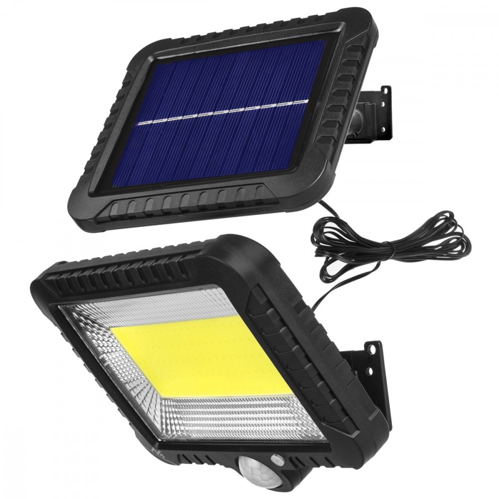 Solarny naświetlacz LED z czujnikiem IP44 MCE438 