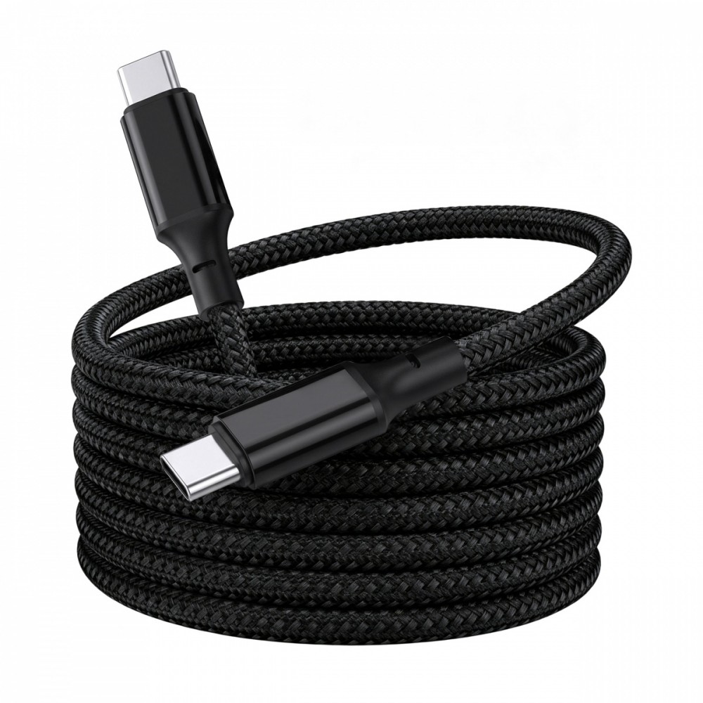 Kabel magnetyczny USB C-USB C 1m czarny