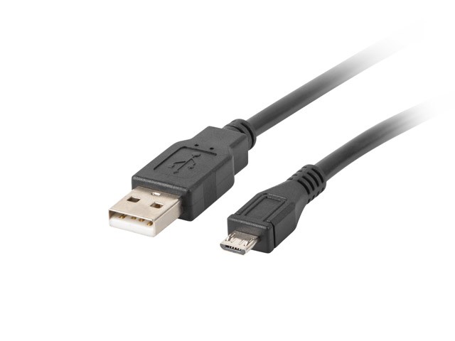 Kabel USB 2.0 micro AM-MBM5P 1M czarny 