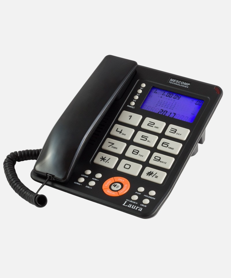 Telefon przewodowy Mescomp MT-816 Laura 
