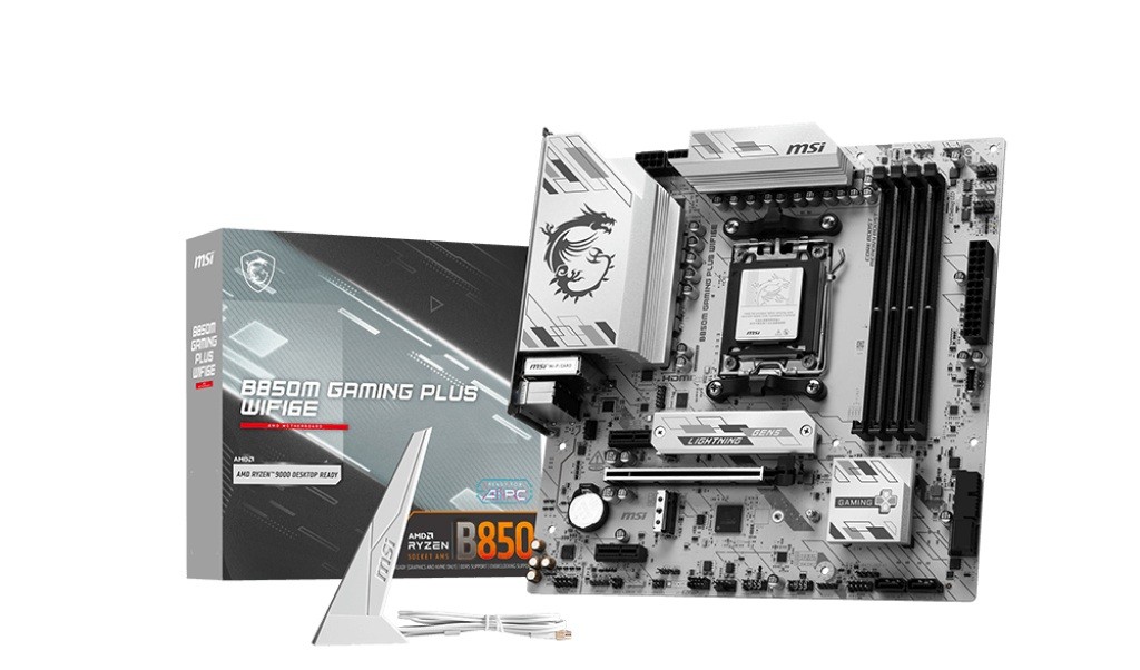 Płyta główna B850M GAMING PLUS WIFI6E AM5 4DDR5 mATX 