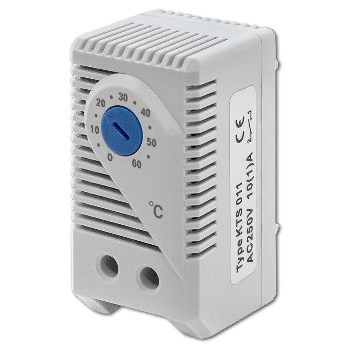 Termostat zamykający 10A | DIN 35 