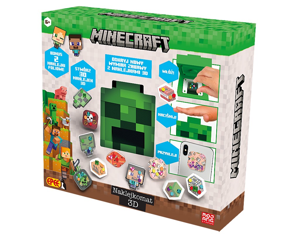 Naklejkomat 3D Minecraft 