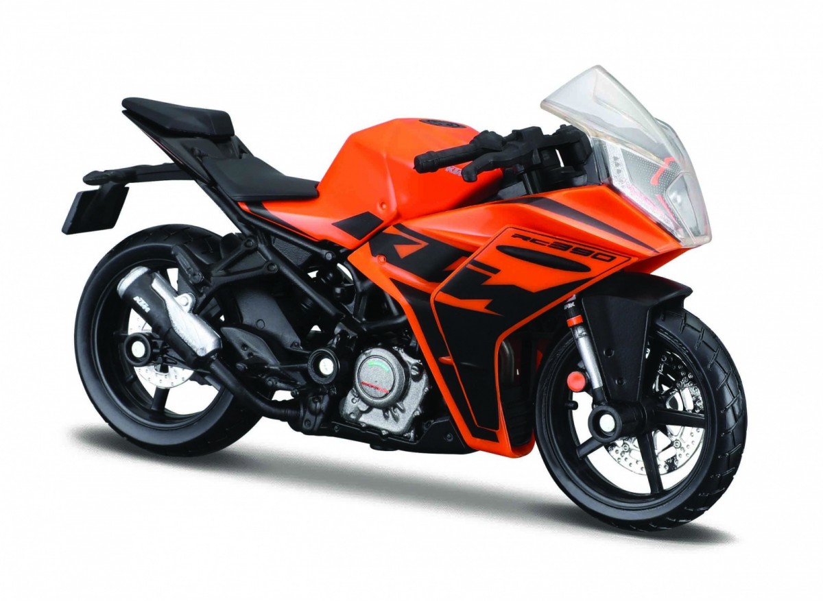 Model metalowy KTM RC390 z podstawką 1/18