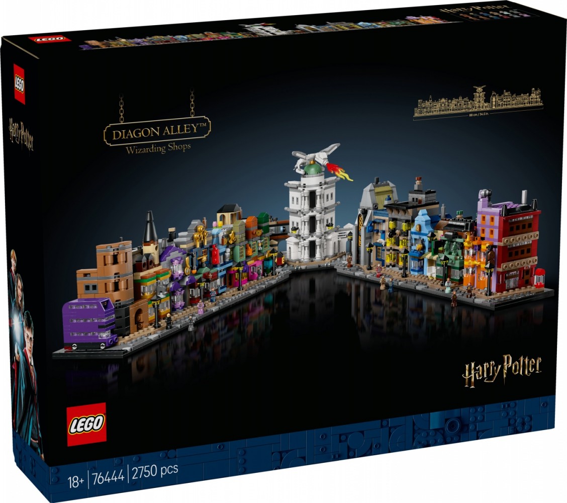 Klocki Harry Potter 76444 Magiczne sklepy na Ulicy Pokątnej 