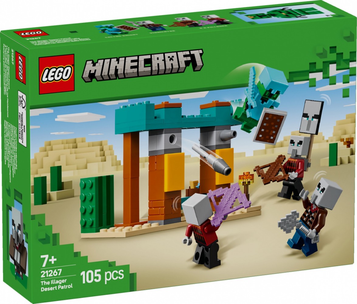 Klocki Minecraft 21267 Pustynny patrol złosadników 