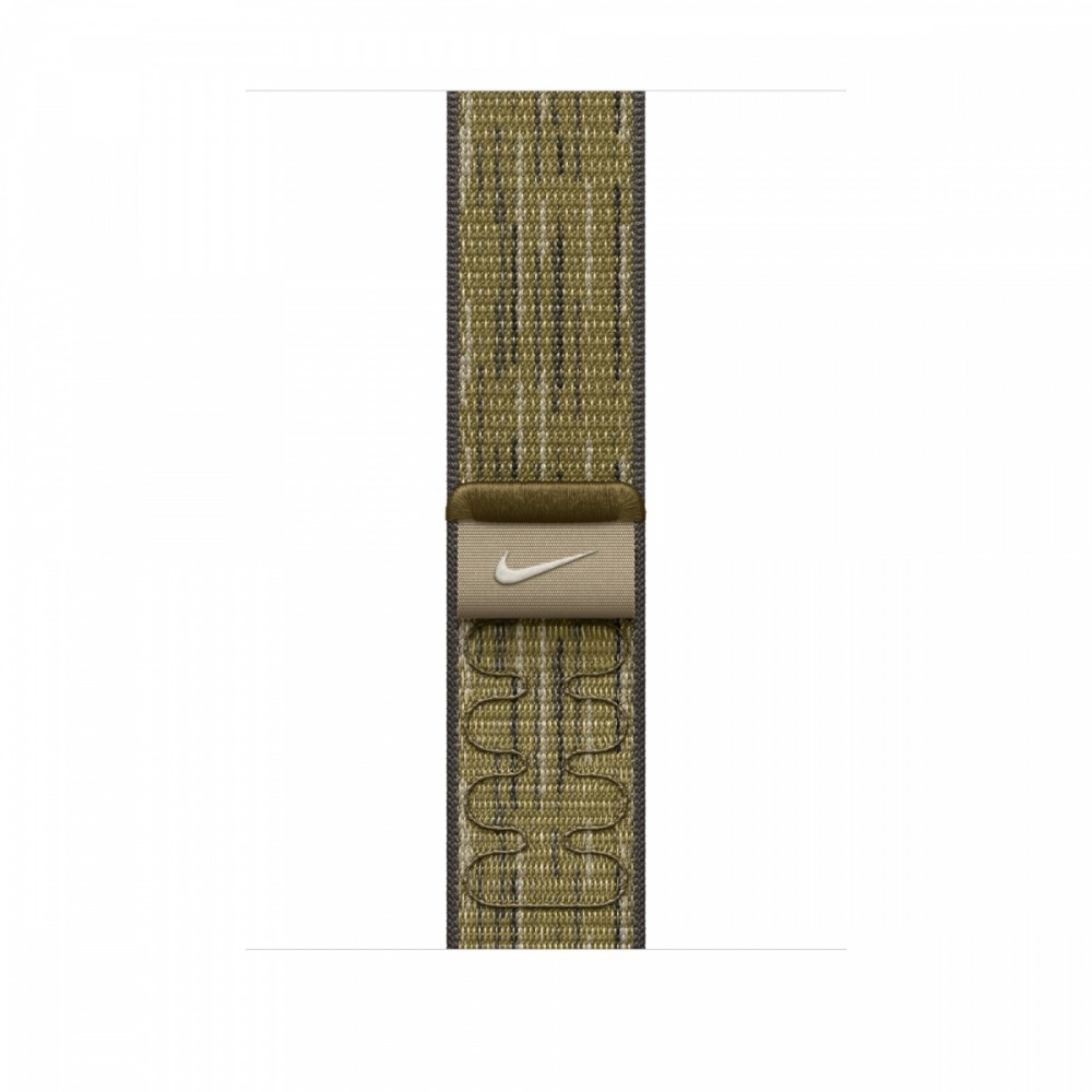 Opaska sportowa Nike w kolorze zielonym/szarym do koperty 46 mm