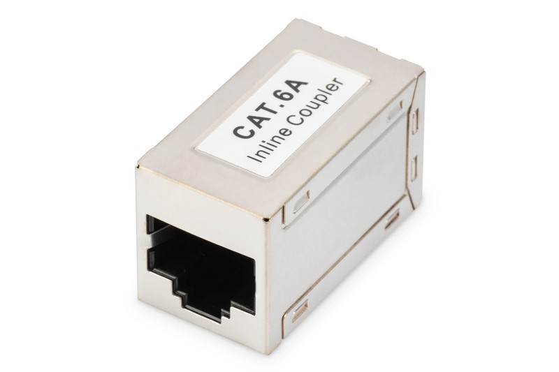 Adapter 2x gniazdo RJ45 ekranowane kat.6A 