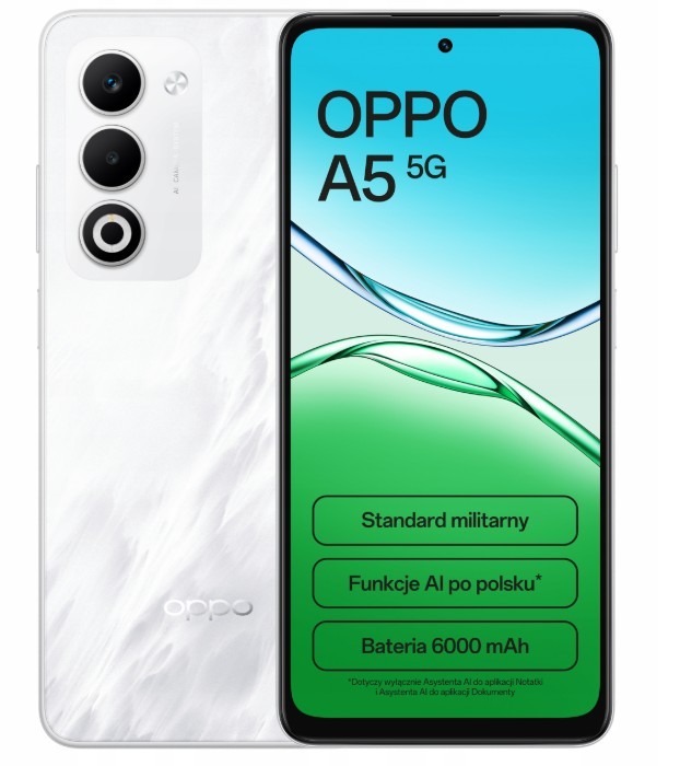 Smartfon A5 5G 4/128GB biały