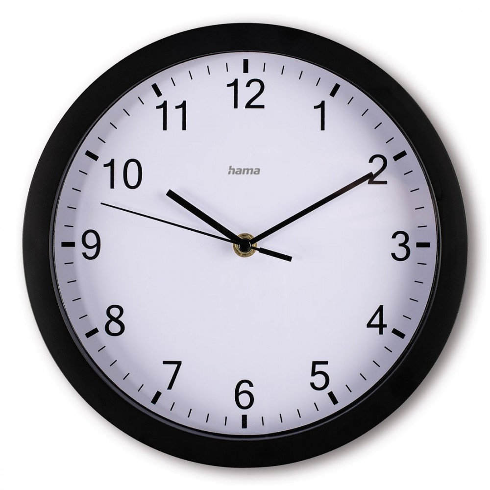 Zegar ścienny Elba 25cm Czarny 