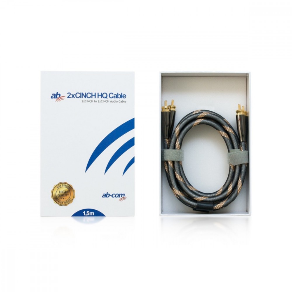Kabel AB HQ 2xCINCH 1,5m 