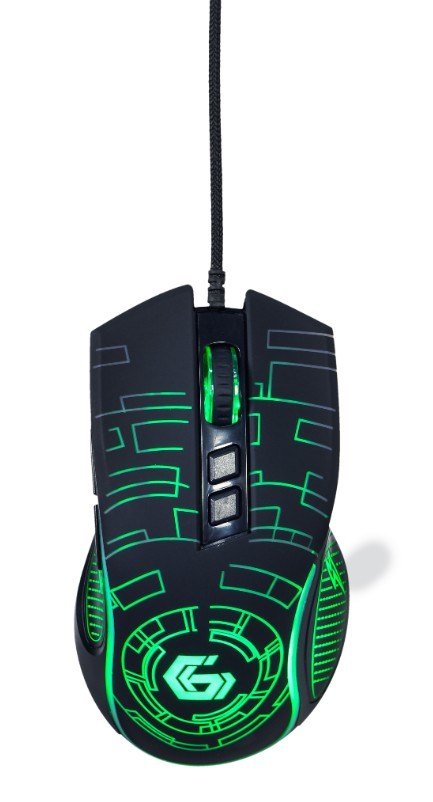 Mysz gamingowa z podświetleniem RGB, USB czarna