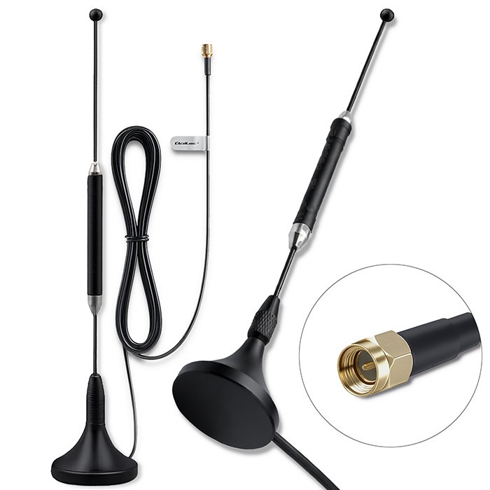 Antena 4G LTE z podstawą magnetyczną | 5dBi | dookólna |   wewnętrzna | 600-2700 MHz | SMA | 3m 