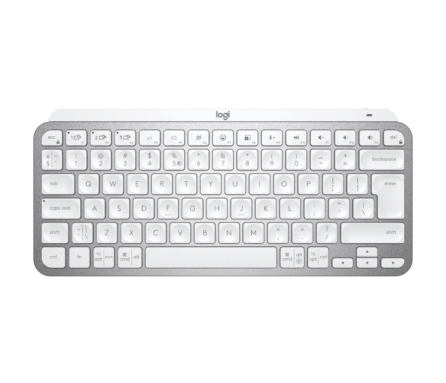 Klawiatura bezprzewodowa MX Keys Mini 920-010499 jasnoszara