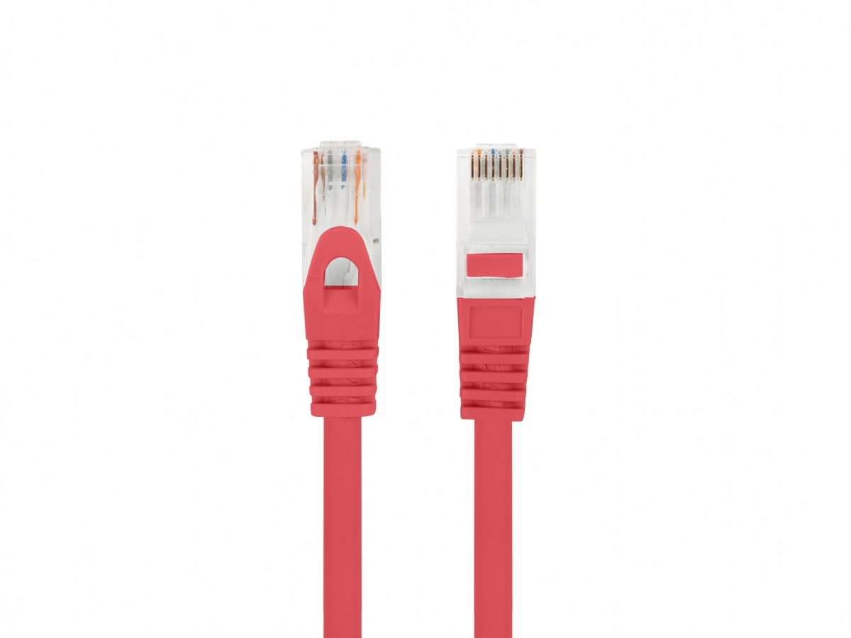 Patchcord kat.6 utp lszh cu 2m czerwony fluke passed 