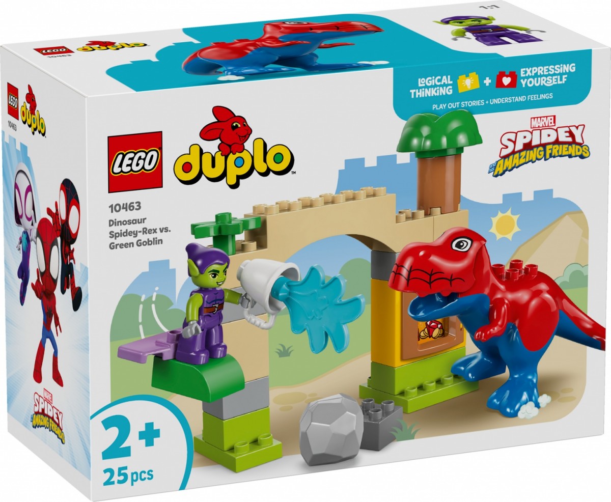 Klocki DUPLO Disney 10463 Dinozaur Spidey-Rex i Zielony Goblin 