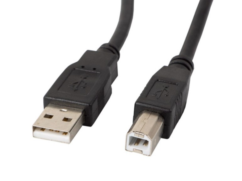 Kabel USB 2.0 AM-BM 3M czarny 