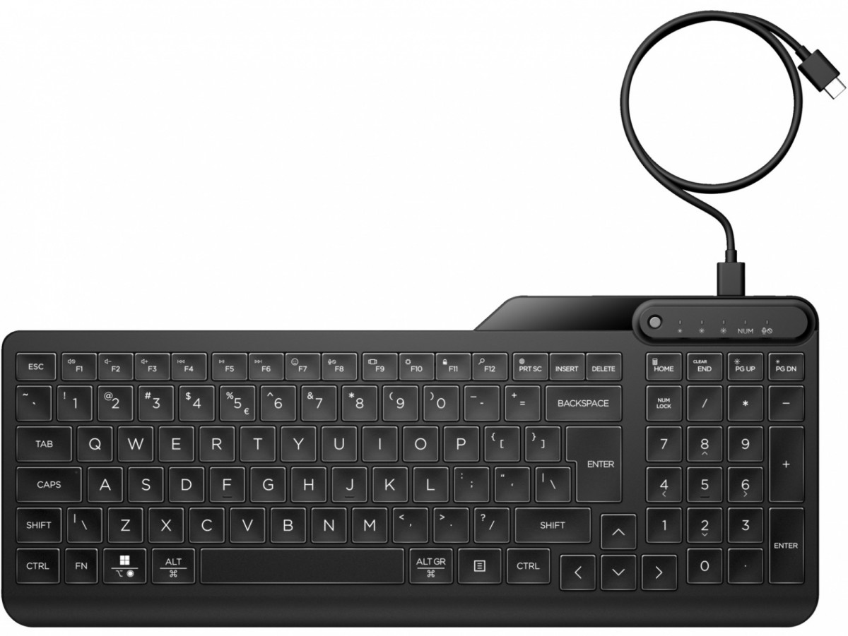 Klawiatura 405 Multi-Device podświetlana przewodowa  7N7C1AA