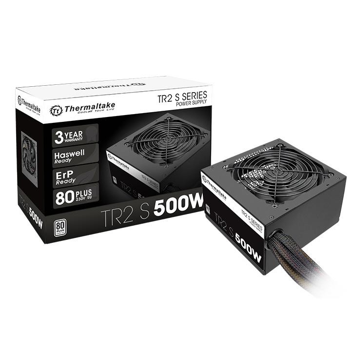 Zasilacz TR2 S Black 500W (80+ 230V EU, 2xPEG, 120mm, Single Rail) 