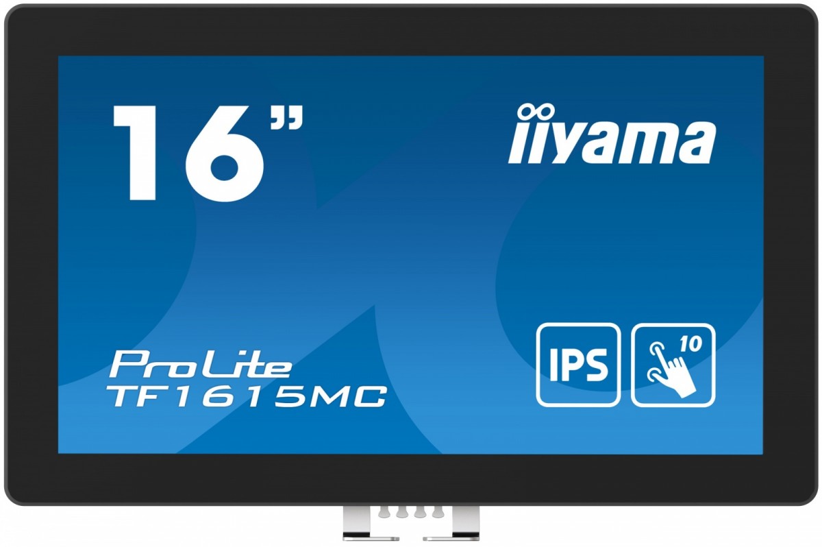 Monitor 15.6 cala TF1615MC-B1 IPS,pojemnościowa 10 punktów,450cd/m2,IP65,7H,HDMI,DP,VGA 