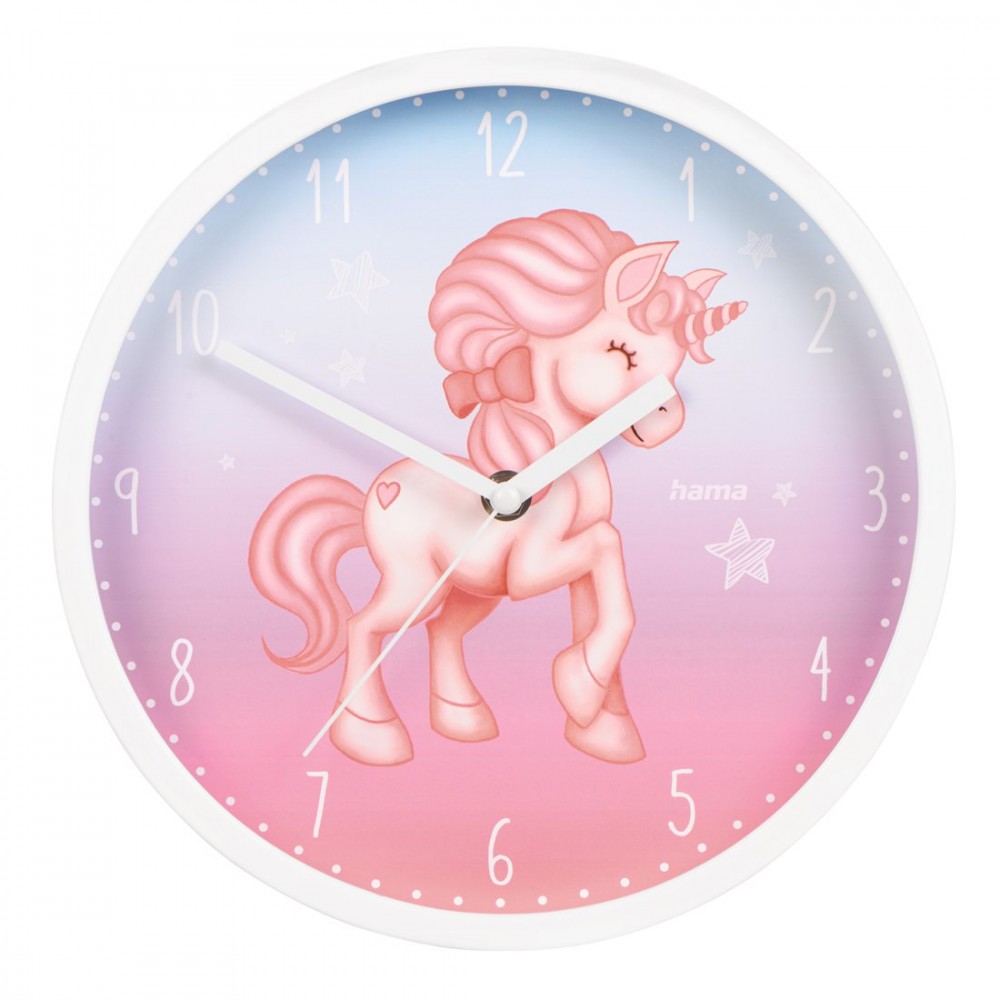 Zegar ścienny dziecięcy Magical Unicorn 