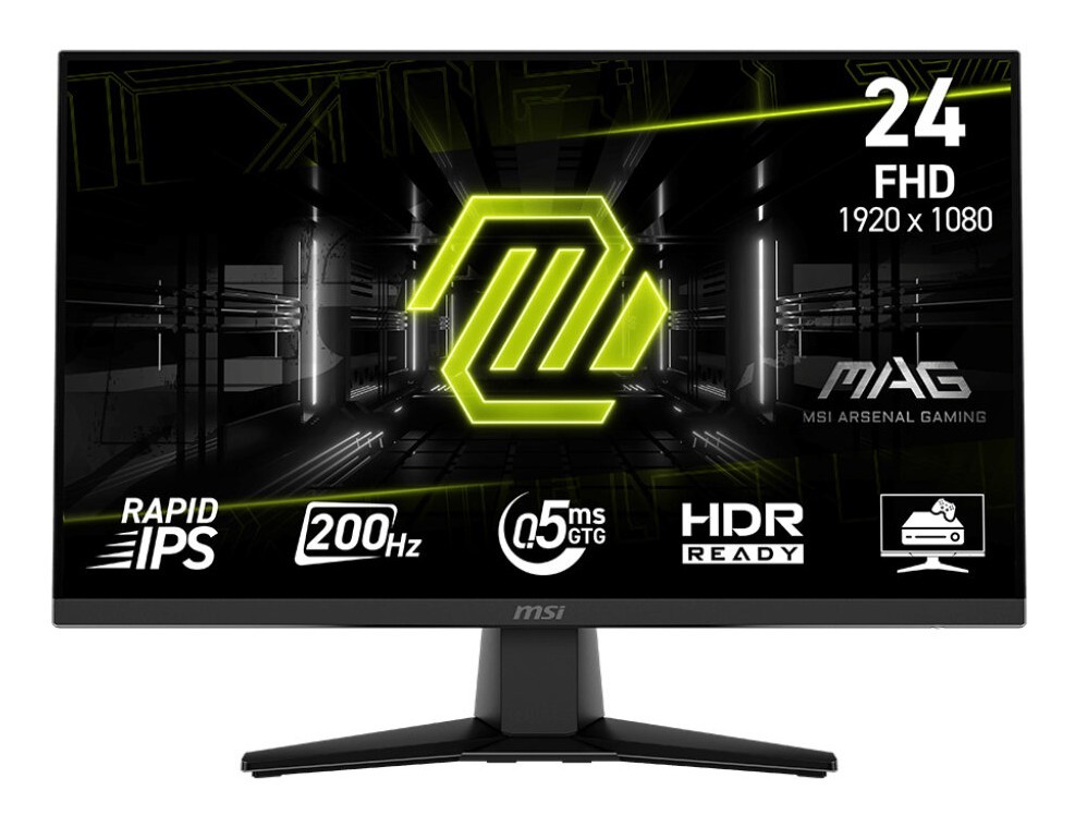 Monitor MAG 242F     23.8 cala/LED/FHD/Flat/200Hz/Czarny