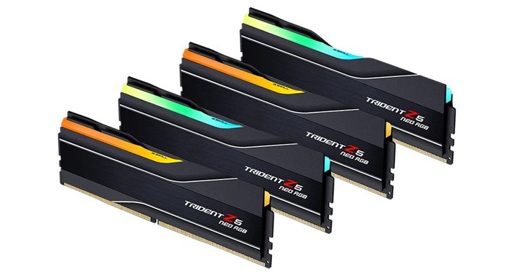 Pamięć PC - DDR5 256GB (4x64GB) Trident Neo RGB 6000MHz CL32 XMP3 Black 