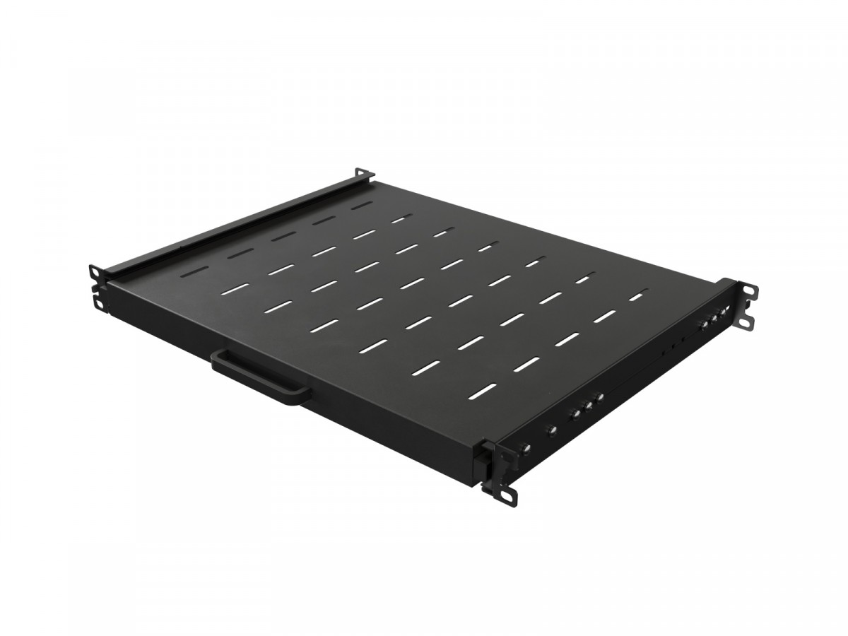 Półka wysuwana do szaf rack 19 cali  350mm czarna 