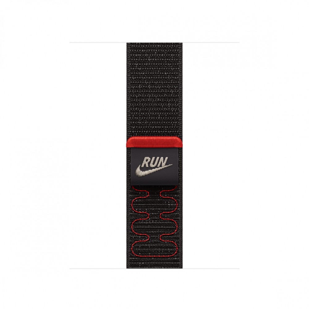 Opaska sportowa Nike w kolorze nocnej czerni do koperty 42 mm