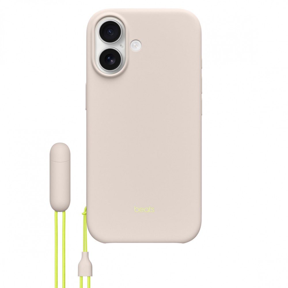 Etui z podpórką Beats Kickstand zgodne z MagSafe i panelem Sterowanie aparatem do iPhonea 17 - boksytowy beżowy